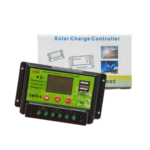 Хорошее качество 12V24V PWM солнечный контроллер заряда 10A 20A 30A Солнечная Панель Регулятор ЖК-дисплей - Product Image 4