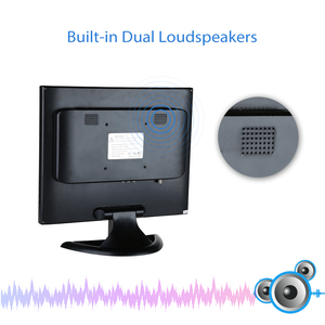 Monitor de seguridad de 15 pulgadas, Monitor de Audio 175, HD, AV, BNV, VGA, USB, carcasa de Metal de alta sensibilidad, Control remoto con soporte de pared - Product Image 3