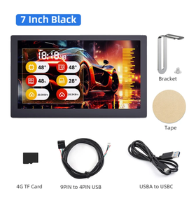 7 Inch New IPS USB Secondary Screen 7&quot; 1024x600 Type-C <strong>LCD</strong> <strong>Computer</strong> Hardware <strong>Monitor</strong> Music Spectrum Analysis <strong>Display</strong> No AIDA64 - Product Image 4