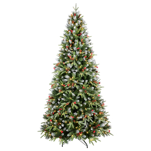9ft Chất Lượng Cao Nhân Tạo Cây Giáng Sinh Với Tuyết Nón Thông Đầy Đủ Xmas Tree Đối Với Trang Chủ Kỳ Nghỉ Trang Trí Nội Thất - Product Image 1