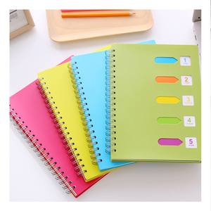 Custom <strong>Notebooks</strong> <strong>With</strong> Logo 5-Subject Spiral-Bound Cute <strong>Notebook</strong> for Girls <strong>With</strong> <strong>Folder</strong> Separators Dividers - Product Image 4