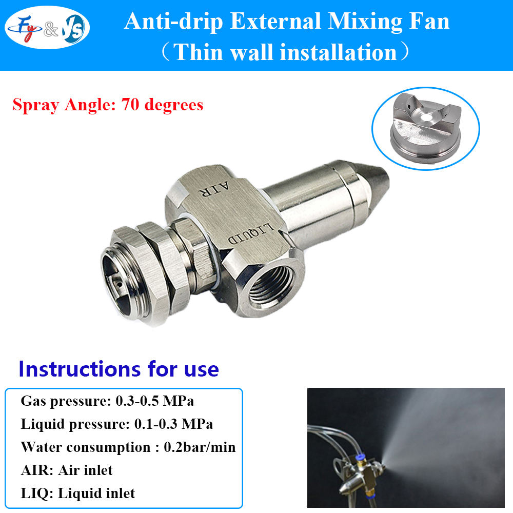 Argent: Ventilateur de mélange externe (installation à paroi mince)