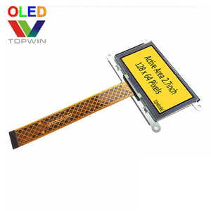 Top Win 2.7 ''2.7 inch 2.7 inch khung sắt 128x64 độ phân giải 16 màu xám 30 pin OLED hiển thị UG-2864ASYDF01 dài <span class=keywords><strong>FPC</strong></span> Cáp - Product Image 1