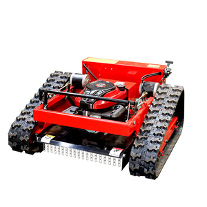 China KESEN Rubber Crawler Robot Gasoline <strong>Self</strong> Propelled Garden Remote <strong>Control</strong> 550mm 800mm Lawn Mower for Sale