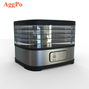 Food Dehydrator Machine | 5 Stackable Stainless Steel Trays Jerky Dryer with <strong>Digital</strong> Adjustable <strong>Timer</strong> and <strong>Temperature</strong> <strong>Control</strong> - Product Image 2