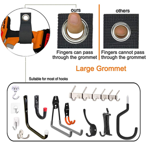 Webbing Factory Customizable Smooth and <strong>Soft</strong> Low <strong>Elasticity</strong> Hook and <strong>Loop</strong> Tape Hot Sell 100% Nylon Hook and <strong>Loop</strong> With Eyelet