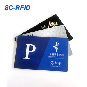 ホテルのスマートロックアクセス制御用の両面カラーカスタム印刷PVC13.56 Mhz/125khz RFID名刺 - Product Image 1