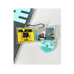 Cheap Personalized Music <strong>Jewel</strong> Sublimation Custom Acrylic Wholesale Album Keyring <strong>Key</strong> Chain Nfc Diy Case Mini cd Keychain - Product Image 3