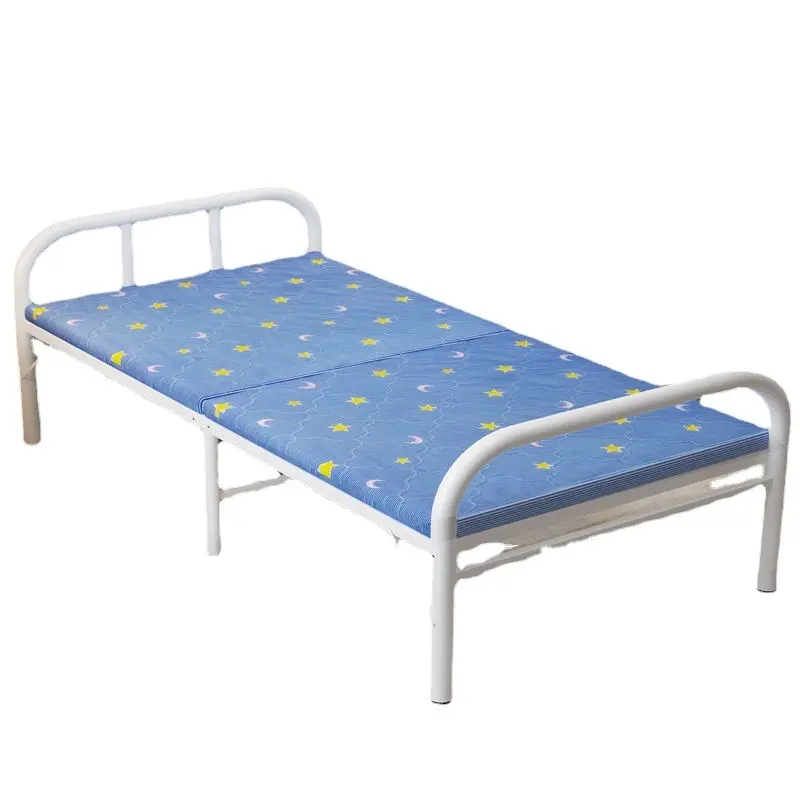 Металлический каркас односпальная кровать с раскладной кроватью