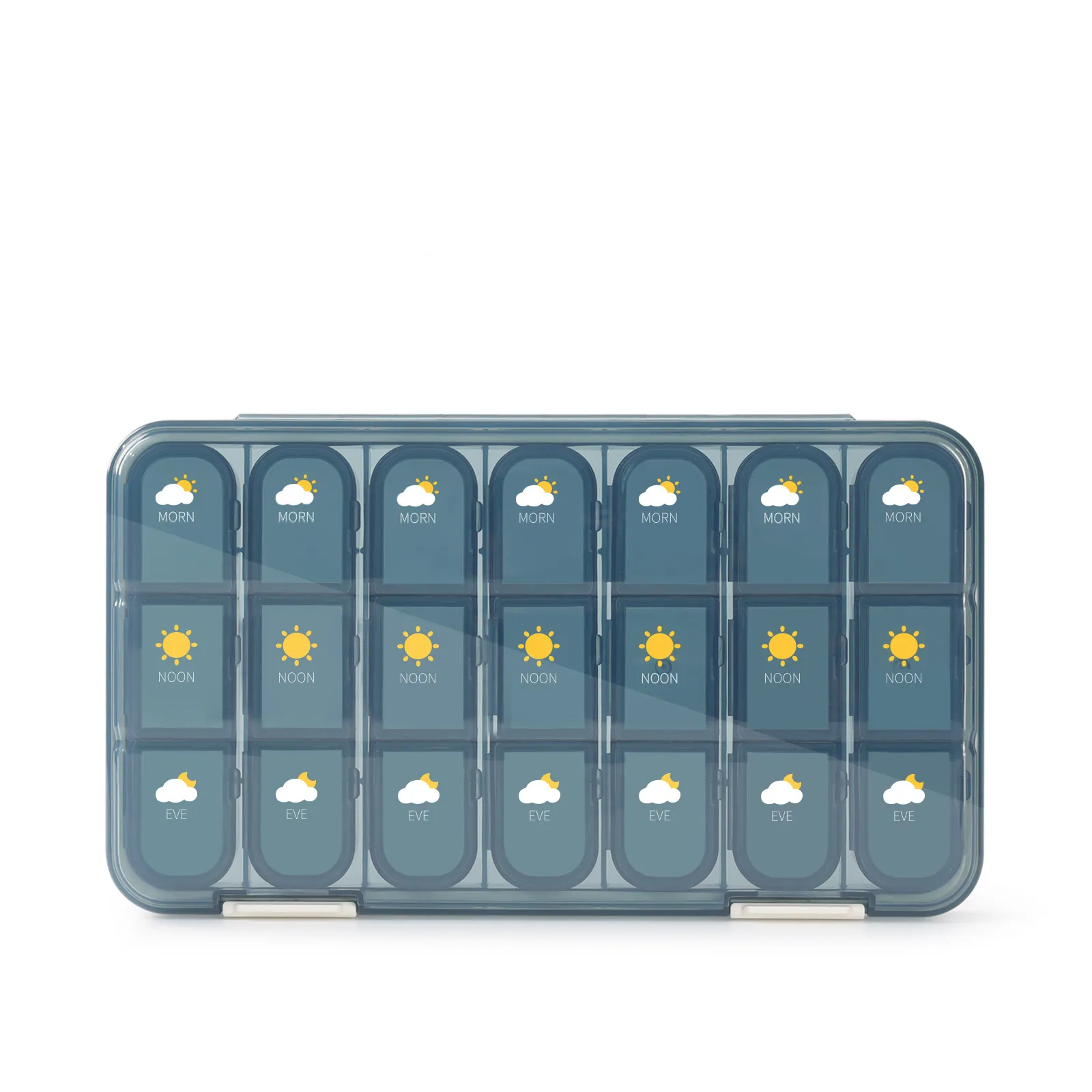 Abnehmbare 7 Tage tragbare Reise pillen box Verschiedene Größen Medicine Organizer Small Storage Pill Box
