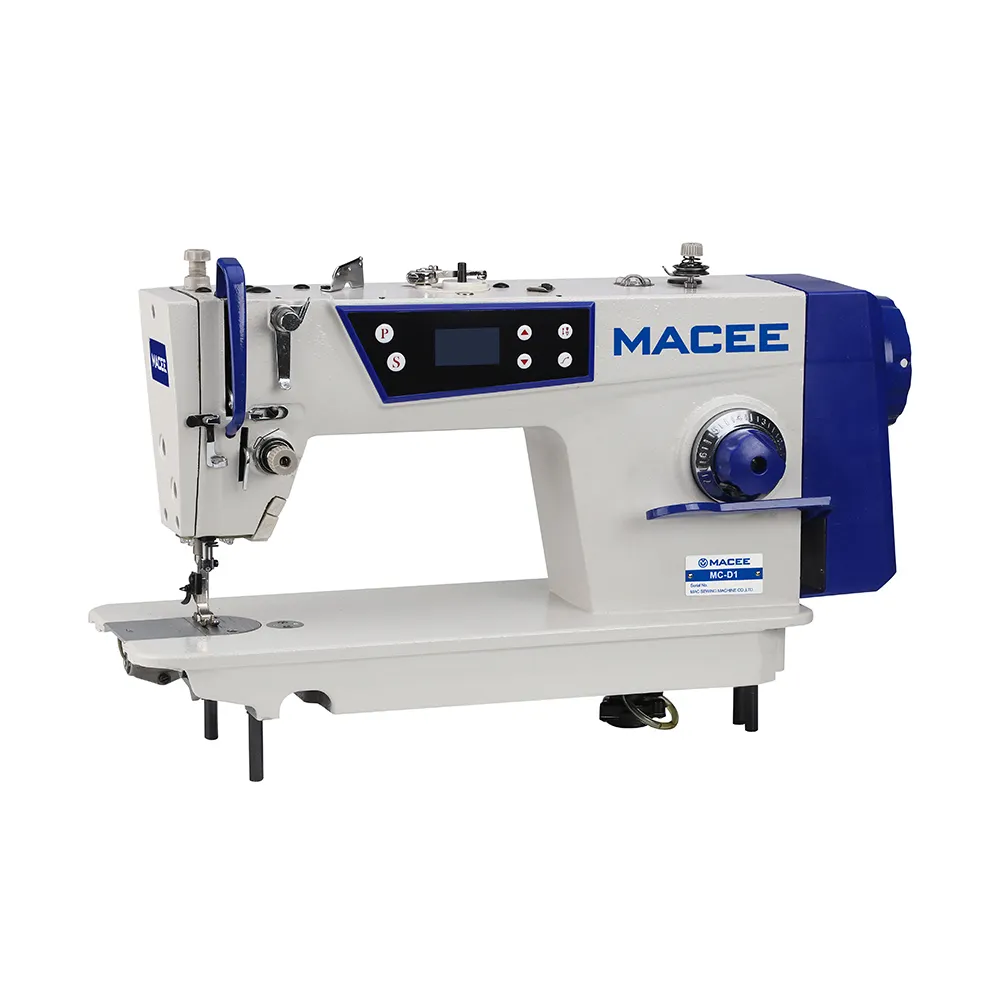MC D1 high speed low noise direct drive single needle lockstitch industrial sewing machine