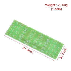 Red Blue Double Color <strong>Flashing</strong> Lights DIY Kit Strobe NE555 + CD4017 Electronic Practice Learning Kits Suite Parts Gift - Product Image 6