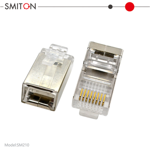 Vergoldeter Cat5e Cat 5 FTP RJ45-Anschluss 8 P8C Geschirmter Computerst ecker für Netzwerk anschlüsse Ethernet-Anschlüsse - Product Image 5