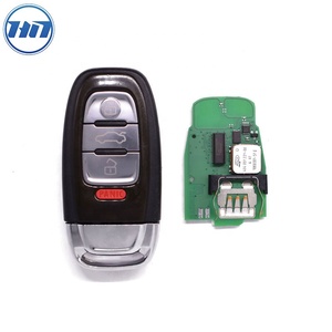 A6 A7 A8 orijinal araba anahtarı 8K0959754B 3 + 1 düğmeler anahtarsız akıllı uzaktan anahtar FCCID IYZFBSB802 - Product Image 5