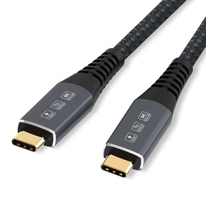 Custom PD100W USB4 Full Function Data Transfer Fast Charging Cable 8K60Hz USB4.0 Cable 8K USB4 Video Cable - Product Image 1