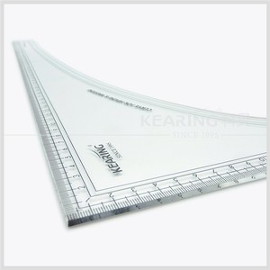 Kearing Acrylic cứng nhắc nhựa tốt nghiệp thiết lập vuông 60cm & 36cm Metric Kích thước đường cong trong suốt cho <span class=keywords><strong>hipline</strong></span> & vòng eo # pm03a - Product Image 6