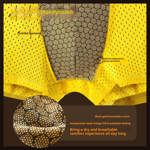 Summer Hollow Mesh Men's <strong>Underwear</strong> Boxer Shorts Breathable Men's Seamless Mesh <strong>Underwear</strong> - Product Image 5