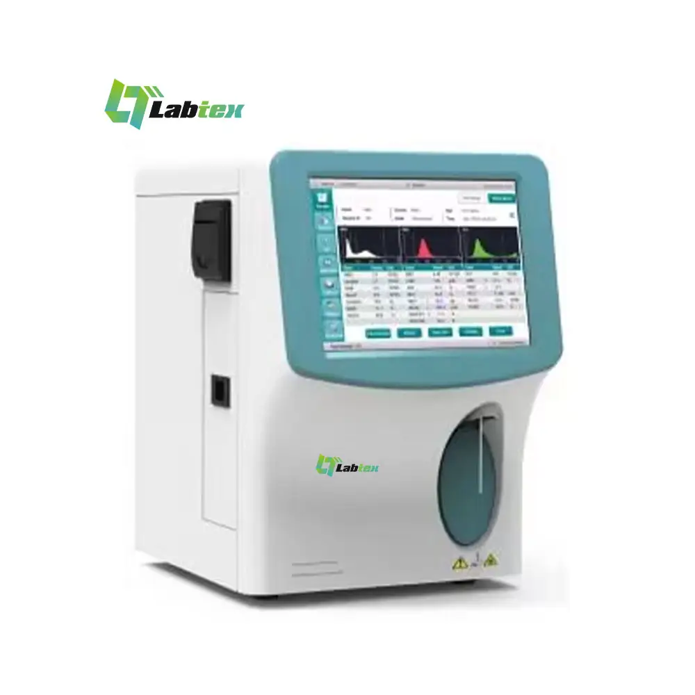 LABTEX hematoloji analizörü 3 bölüm 5 bölüm cbc analiz makinesi vücut yağ ve kas oranı ölçümü