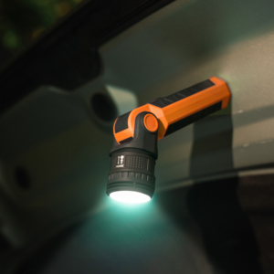 Luce da lavoro, luci luminose a LED 1000 lumen, luce da lavoro ricaricabile per la meccanica, con Base magnetica rotante e ganci - Product Image 4