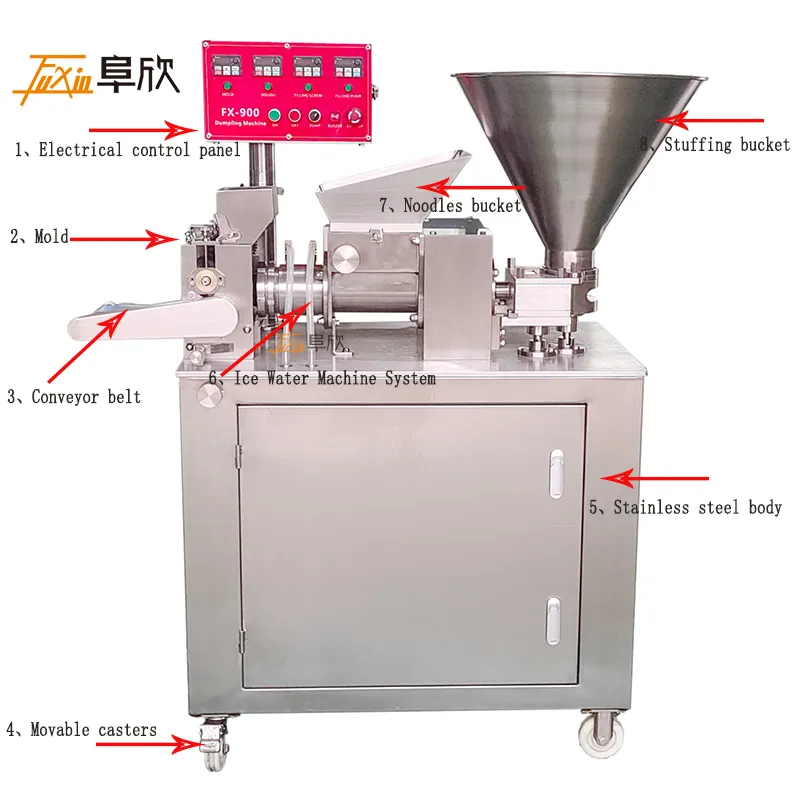 Fuxin食品餃子機商業用冷凍餃子機機械を製造するメーカー