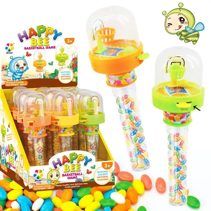 Plastic Basketbal Groothandel Speelgoed Snoep Shantou Fabrikant Snoep Speelgoed Met Halal Sweets En Snoepjes