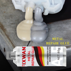OEM ODMヘビーデューティ80g FIXWANT AB接着剤金属修理接着剤溶接縫い目修理用アプリケーター付き - Product Image 6