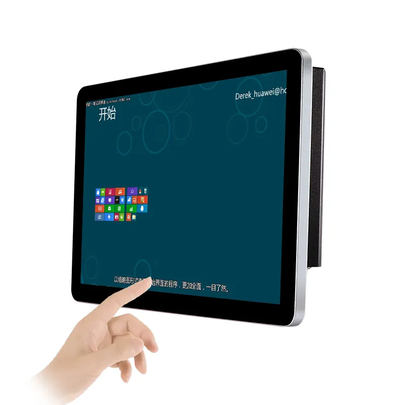 Industriële Muurbevestiging Touch Screen 10.1 11.6 13.3 15.6 Inch Capacitieve Touch Monitor