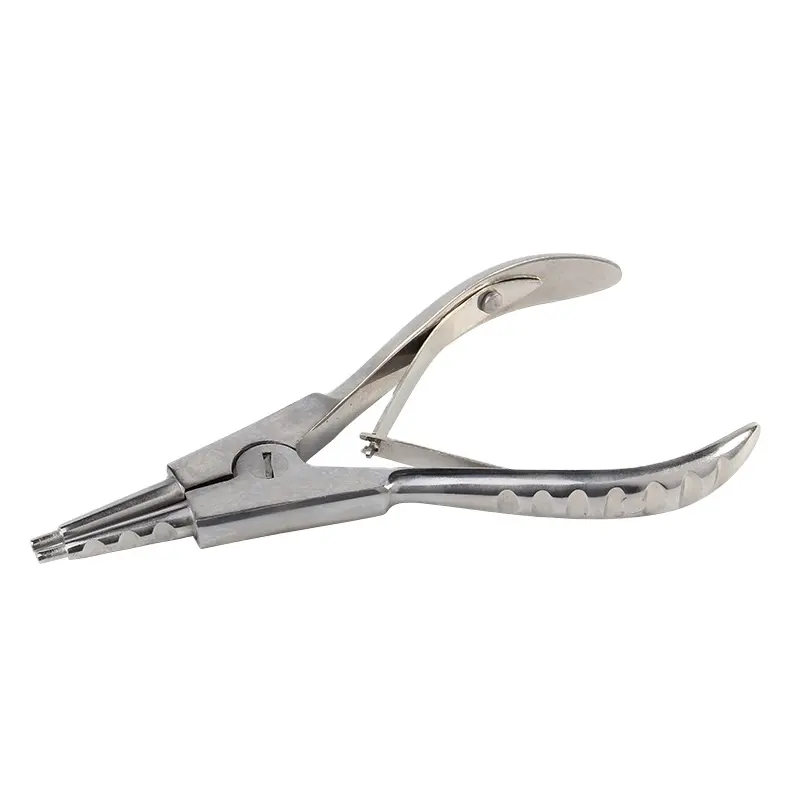 Yilong morsetto in acciaio inossidabile strumenti per Piercing del corpo accessori per tatuaggi 316L surgical s.s ring open pinza strumenti per Piercing