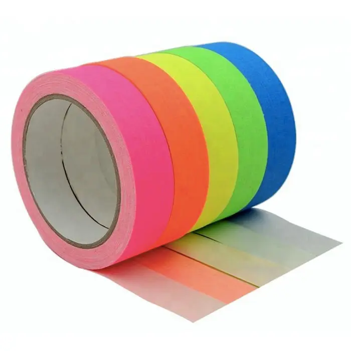UV colorato Al Neon Fluorescente Blacklight Panno di Carta nastro adesivo