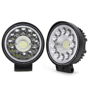 4インチLEDハイローワークライトカーLED大視野ラウンドライト33LED99Wワークライトオートバイ小型スポットライト - Product Image 4