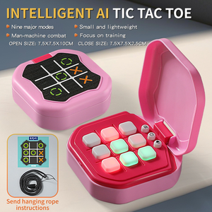 Elektronik akıllı Tic Tac Toe dijital oyun el taşınabilir satranç oyun konsolu oyuncak dijital Tic Tac ayak oyunu - Product Image 4