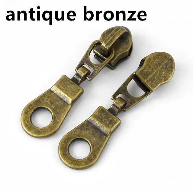 ZT179 5# antique bronze for Nylon Zipper