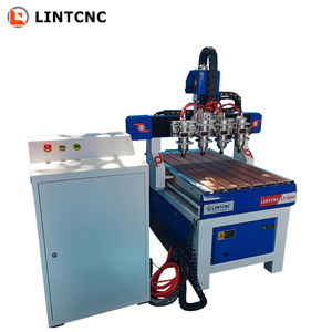 Precio de fábrica Multi-husillo 6090 Carpintería Cnc Router con eje de rotación para la venta - Product Image 2