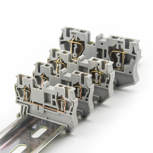 WBO WD5 Brass &amp; Nylon Din Rail <strong>Spring</strong> <strong>Terminal</strong> <strong>Block</strong> Power Distribution 28 12 ST2.5 AWG Plastic <strong>Terminal</strong> <strong>Block</strong> - Product Image 3