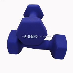 PVC橡胶涂层哑铃防汗防滑防摔性能纯铸铁芯哑铃支持定制 - Product Image 4