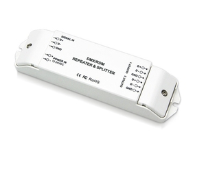 DMX512 signal amplifier BC-812 <strong>LED</strong> signal amplifier <strong>DMX</strong> splitter - Product Image 1