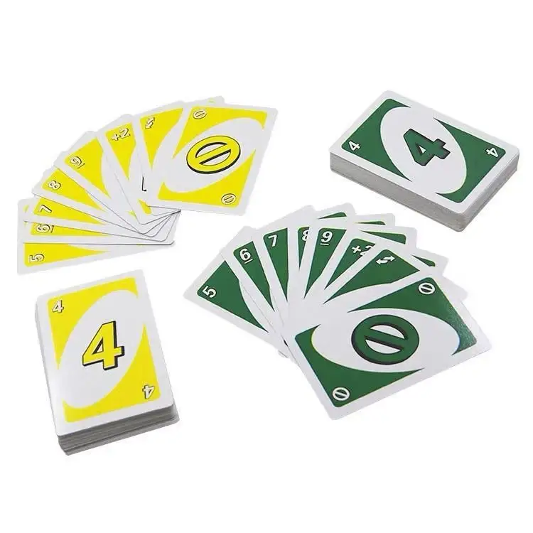 Kartu bermain kertas murah kartu bermain iklan kustom kualitas tinggi dengan Logo permainan kartu penjualan laris untuk pesta