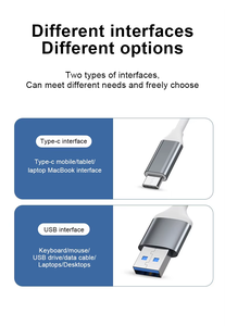 <strong>4</strong> Ports USB C to USB <strong>3</strong>.0 2.0 Hub Aluminum Type C <strong>Adapter</strong> Plug and Play USB Extender for MacBook Pro Air Laptop Keyboard Mouse - Product Image 4