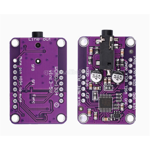 QXW DACモジュール1334 UDA1334A I2S DACオーディオステレオデコーダーモジュールボード3.3V-5V用 - Product Image 1