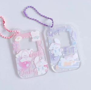 Sublimation Blank Acrylic <strong>Keychain</strong> With Sticker DIY <strong>Hand</strong> Account,mobile Phone <strong>Shape</strong> Transparent Glitter Gradient Key Tag Motel - Product Image 5