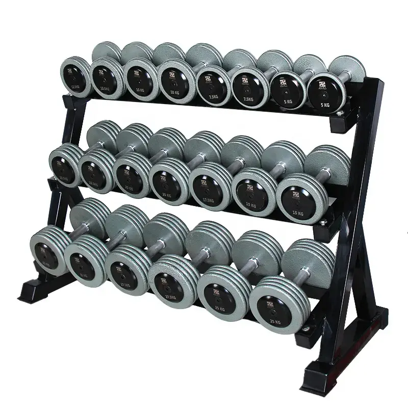 Multi-purpose iron 50kg dumbbell set kit china barbell gym cheap weight adjustable set dumbbell