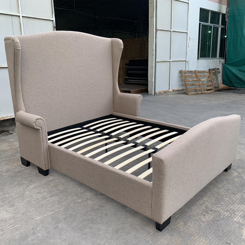 Furniture New Product Fabric Luxury Design Modern Camas King Size Bed