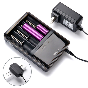 3年間の保証EfestLuc V4充電器EliteV4スマートLcdバッテリー充電器 (車の充電器付き3.7Vリチウムイオンバッテリー用) - Product Image 1