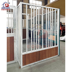 Porta d'alimentazione galvanizzata interna del cavallo della stalla del cavallo con la posta sostenente facoltativa - Product Image 2