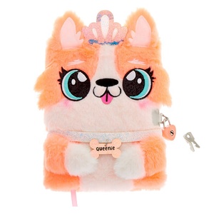 Kawaii Cartoon Plush <strong>Notebook</strong> for Girls Furry Cats <strong>Notebook</strong> Daily Agenda Planner Journal <strong>Note</strong> Pad Book <strong>with</strong> Lock - Product Image 1