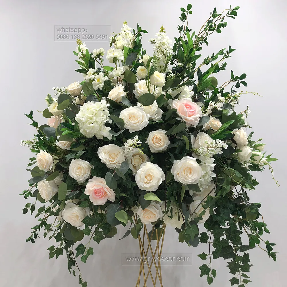 Blumen arrangement Home Decoration Flower Ball für Hochzeits tisch Elegant Feel Real