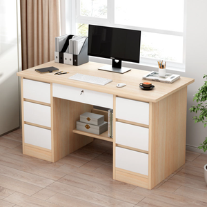 BGZ-08 nuova scrivania a casa studente studio di scrittura con serratura a cassetto semplice scrivania del computer scrivania da camera da letto - Product Image 2