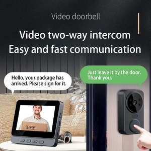 מצלמות דלת wifi מסך קסם דיגיטלי דלת מצלמה דו-כיוונית וידאו מצלמה דלת פעמון דלת וידאו - Product Image 5