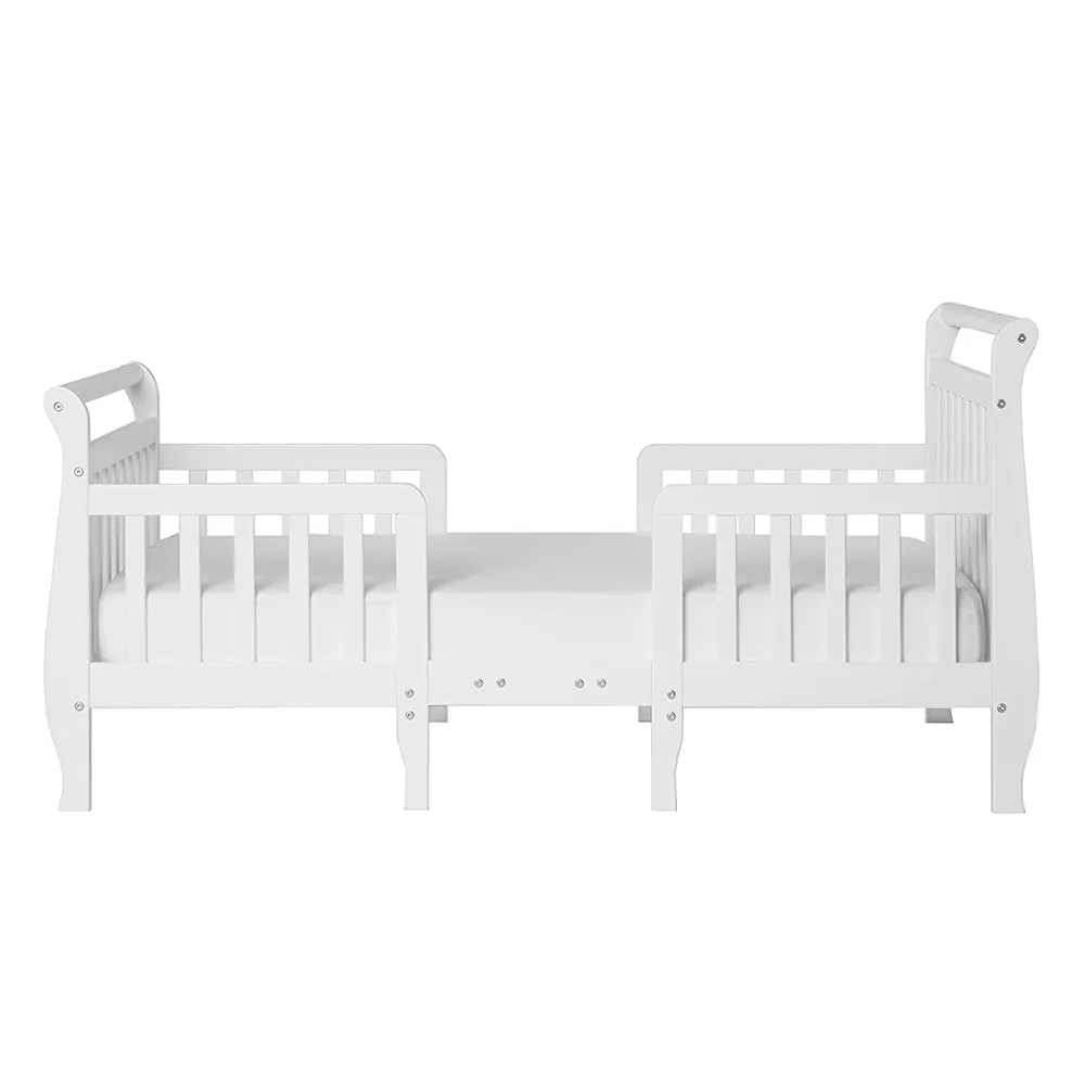 Cama infantil conversa de madeira 3 em 1, cama conversível para crianças em cadeiras e mesa