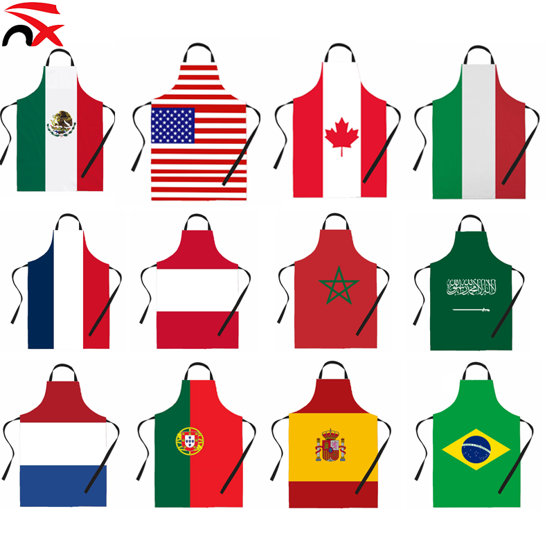 Custom Country Flag Apron